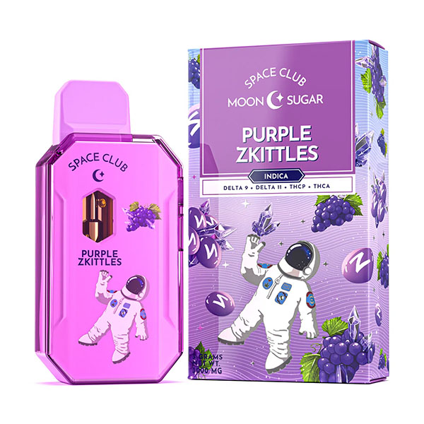 Space Club Moon Sugar Disposable 3g purple-zkittles