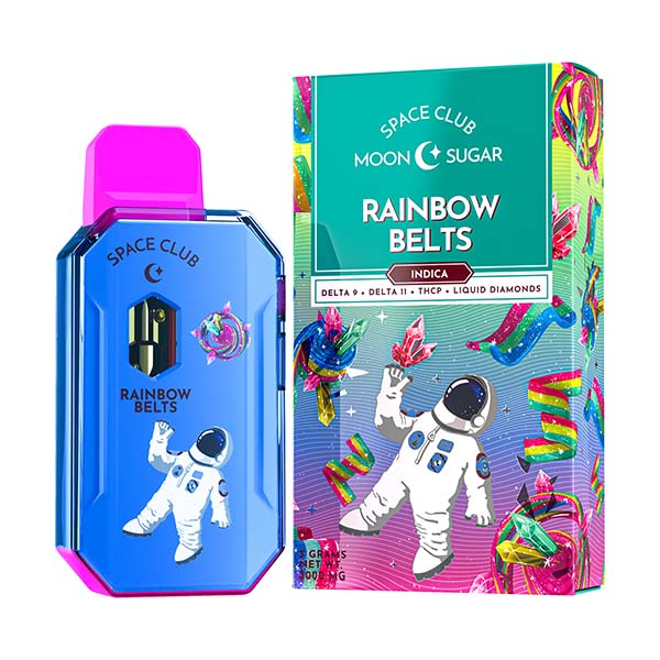 Space Club Moon Sugar Disposable 3g rainbow-belts