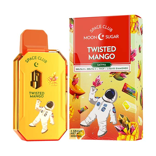 Space Club Moon Sugar Disposable 3g twisted-mango