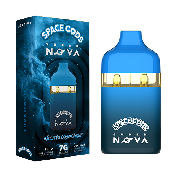 Space Gods Super Nova THC-A Disposable Vape 7g electric-cosmonaut