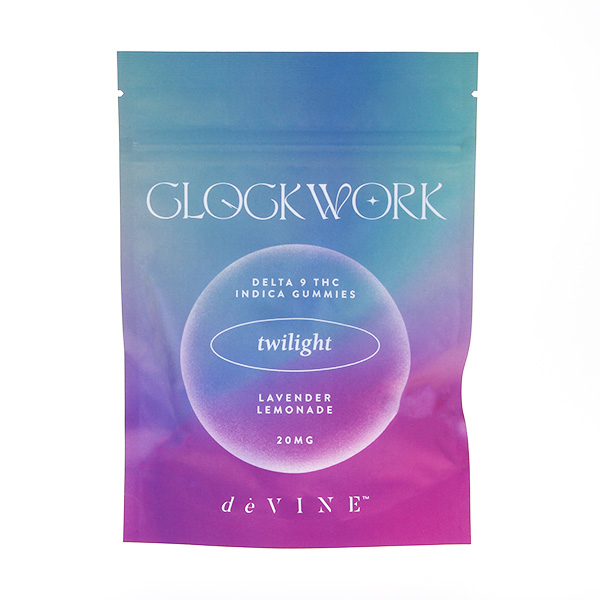 Devine Clockwork Twilight D9 Gummies 300mg lavender-lemonade