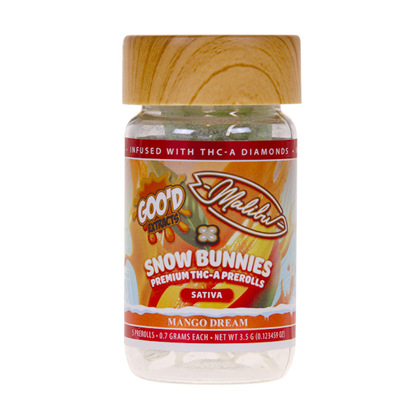 Goo’d Extracts Malibu Snow Bunnies Pre-Rolls 3.5g mango-dream