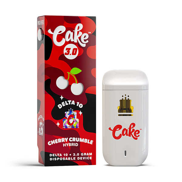 Cake Delta-10 Disposable Vape 3g cherry crumble