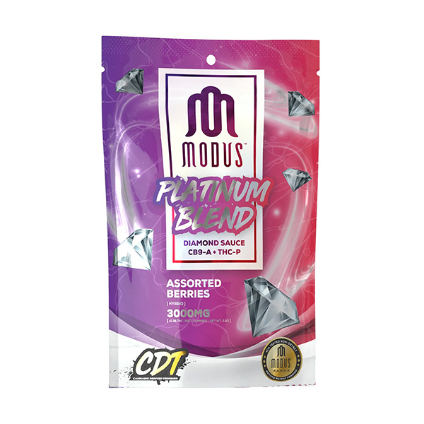 Modus Platinum Blend Gummies | (20ct) 3000mg Assorted Berries