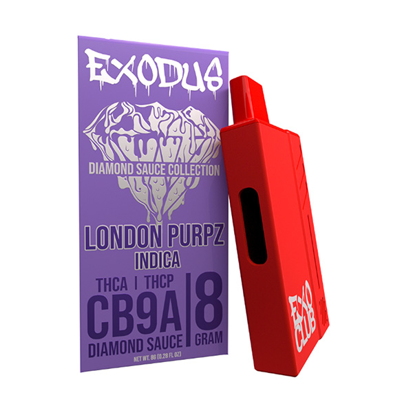 exodus diamond sauce thca 8g disposable London Purpz