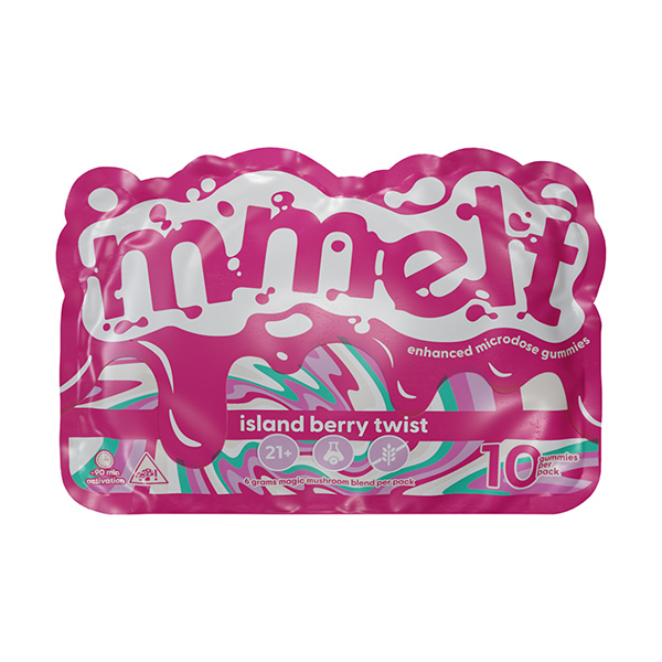 Mmelt-Mushroom-Gummies-by-Cali-Extrax-10-Count-Island-Berry-Twist
