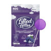 Lifted Lollies Infused Adult Suckers (5ct) 150mg grape