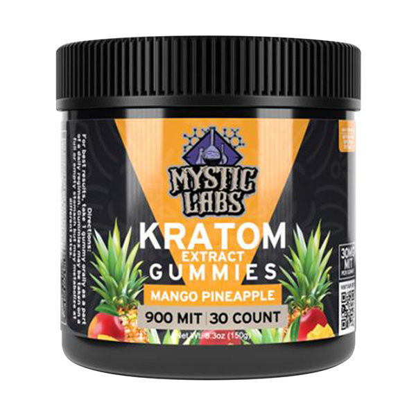 Mystic-Labs-Kratom-Gummies-30-Count-Mango-Pineapple