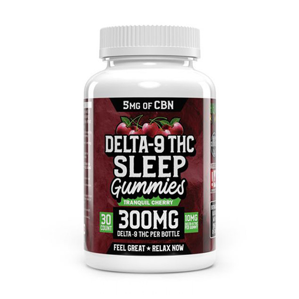 Hemp-Bombs-Delta-9-Sleep-Gummies-(30ct)-300mg-Tranquil-Cherry