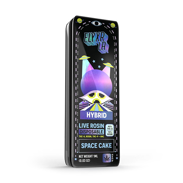 Elyxr-Live-Rosin-THC-A-THCP-Disposable-1g-Space-Cake