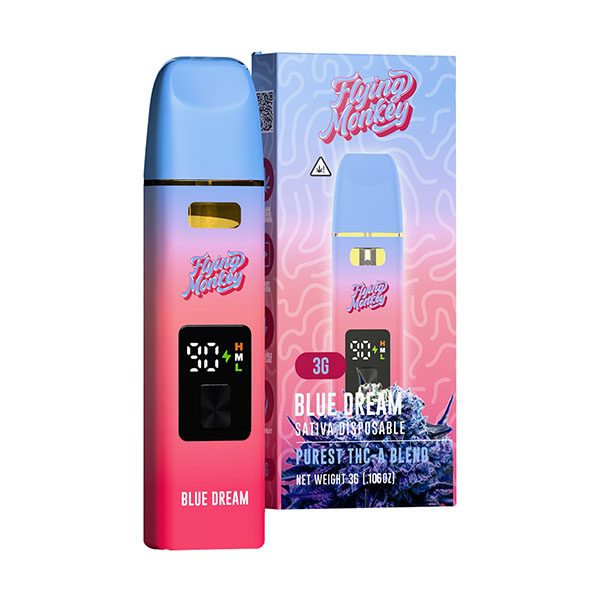 Flying-Monkey-Purest-THCA-Blend-Disposable-3g-Blue-Dream