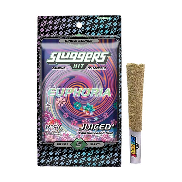 Sluggers-Hit-Juiced-with-Diamonds-Pre-Rolls-(5ct)-3.5g-Euphoria
