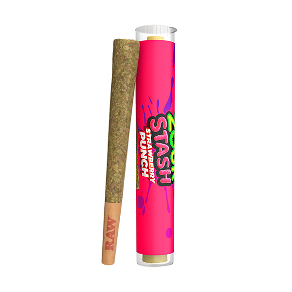 Zour-Stash-THC-A-Hash-Hole-Pre-Rolls-2g-Strawberry-Punch