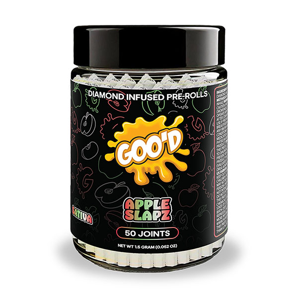Goo’d-Extracts-Diamond-Infused-Pre-Rolls-50-Count-Apple-Slapz