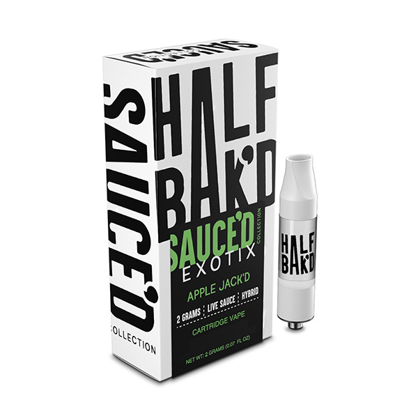 Half-Bak’d-Sauce’d-Exotix-Cartridge-2g-Apple-Jack'd