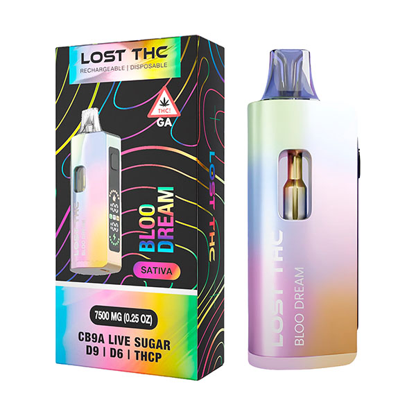 Lost-THC-V2-Disposable-Rainbow-CB9A-Edition-7.5g-Bloo-Dream