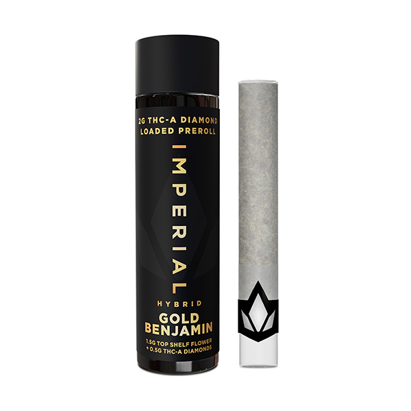 Imperial-THCA-Diamond-Loaded-Pre-Rolls-2g-Gold-Benjamin