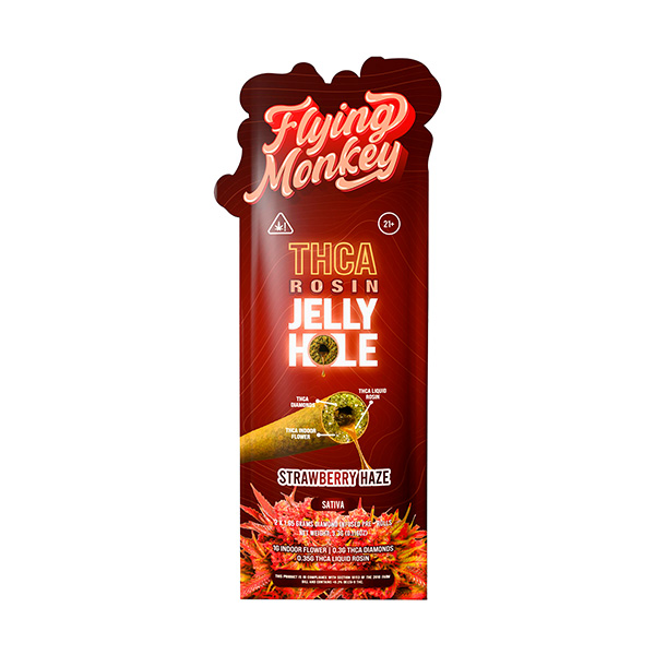 flying-monkey-thca-jelly-hole-pre-rolls-2ct-strawberry-haze