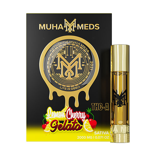 Muha-Meds-THC-A-Cartridge-2g-Lemon-Cherry-Gelato