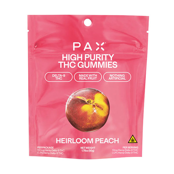 PAX-High-Purity-Gummies-(10ct)-100mg-Heirloom-Peach