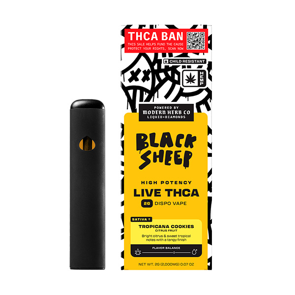 Black-Sheep-Live-THCa-Disposable-2g-Tropicana-Cookies