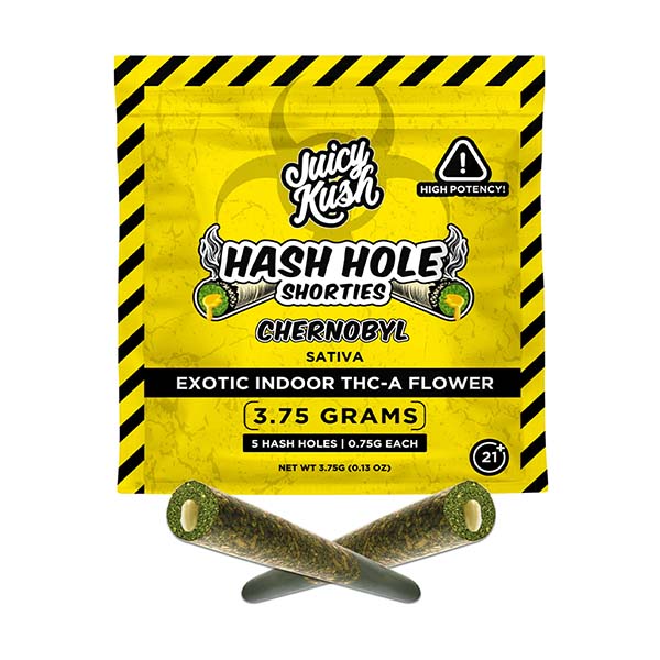 Juicy-Kush-THCA-Hash-Hole-Shorties-(5ct)-3.75g-Chernobyl
