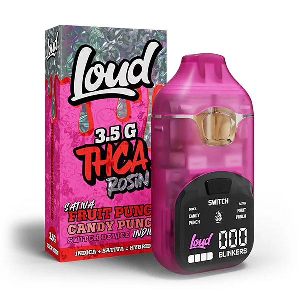 Loud-THCA-Rosin-Switch-Disposable-3.5g-Fruit-Punch-x-Candy-Punch