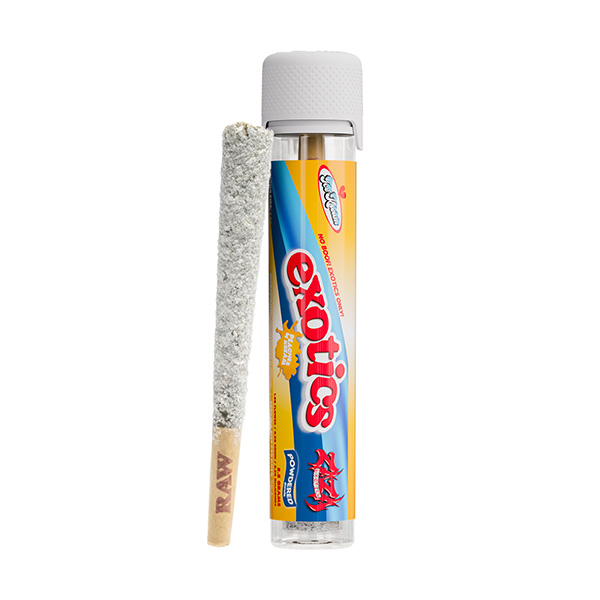 Ice Kream-x-Zaza THCa-Powdered-Donut-Pre-Roll-2.5g-Peaches-n-Cream